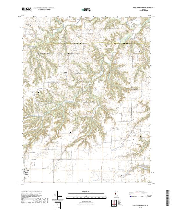 Lake Mount Sterling, IL — USGS 7.5-minute topo (2024)