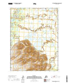 Taylor Mountains A-1 SW, AK — USGS 7.5-minute topo (2019)