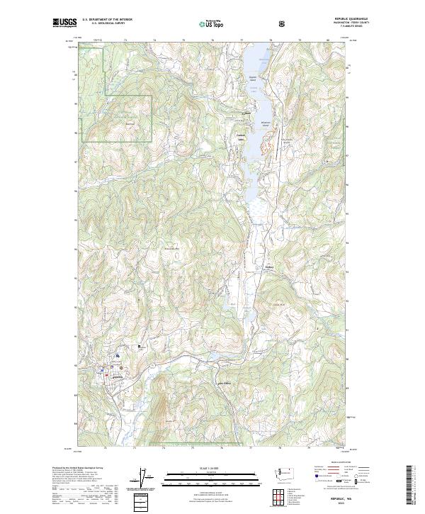 Republic, WA — USGS 7.5-minute topo (2023)