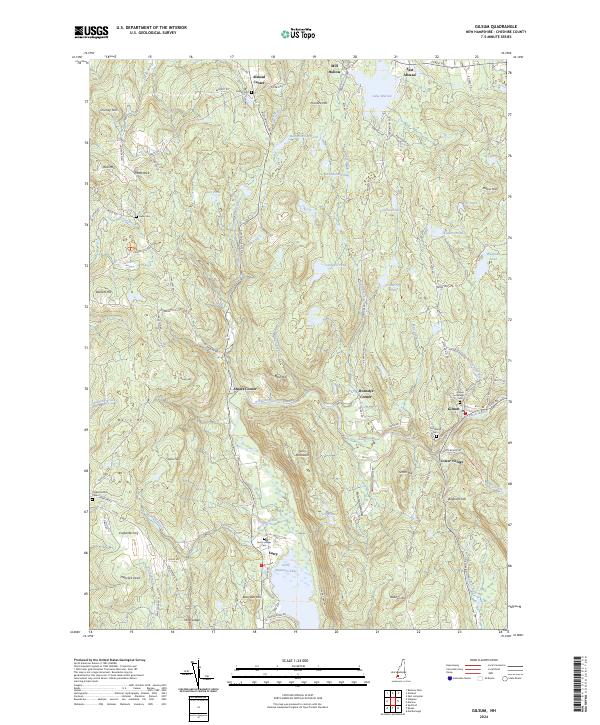 Gilsum, NH — USGS 7.5-minute topo (2024)