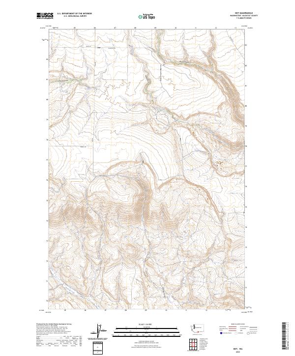 Dot, WA — USGS 7.5-minute topo (2023)
