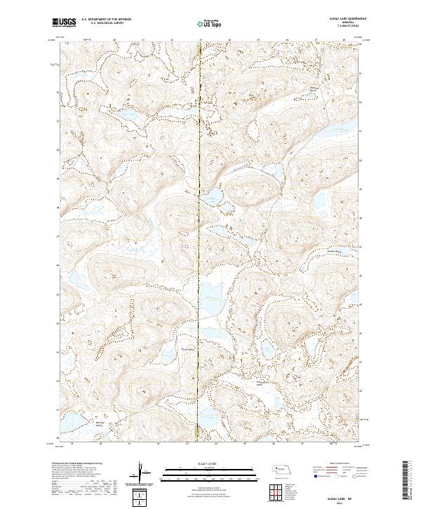 Alkali Lake, NE — USGS 7.5-minute topo (2021)