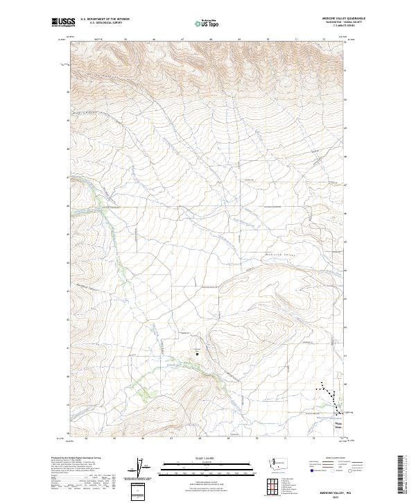 Medicine Valley, WA — USGS 7.5-minute topo (2023)