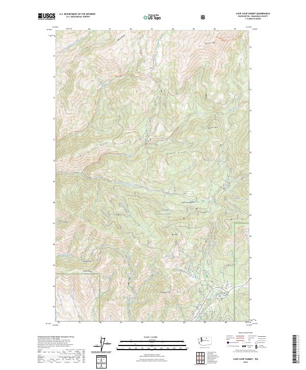 Loup Loup Summit, WA — USGS 7.5-minute topo (2023)