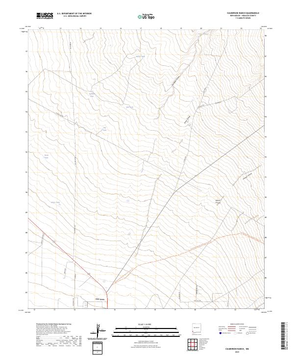 Culberson Ranch, NM — USGS 7.5-minute topo (2023)
