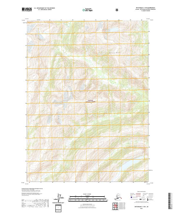 Ketchikan C-1 SW, AK — USGS 7.5-minute topo (2021)