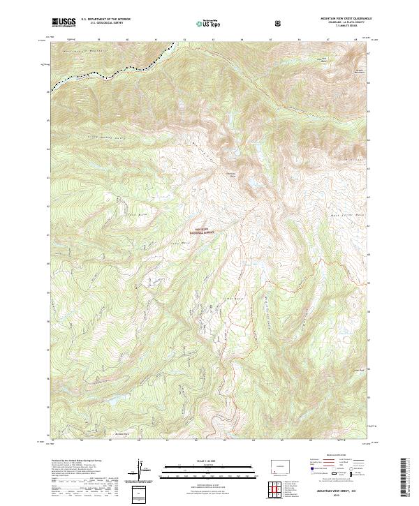 Mountain View Crest, CO — USGS 7.5-minute topo (2022)