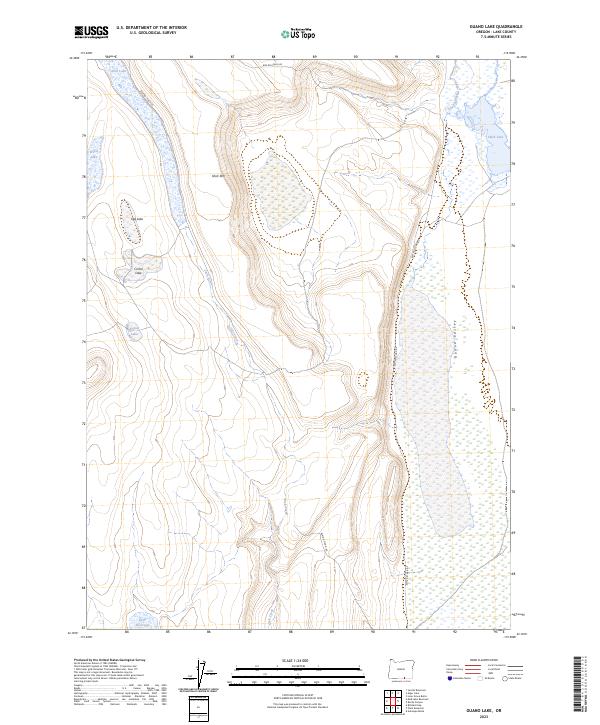 Guano Lake, OR — USGS 7.5-minute topo (2023)