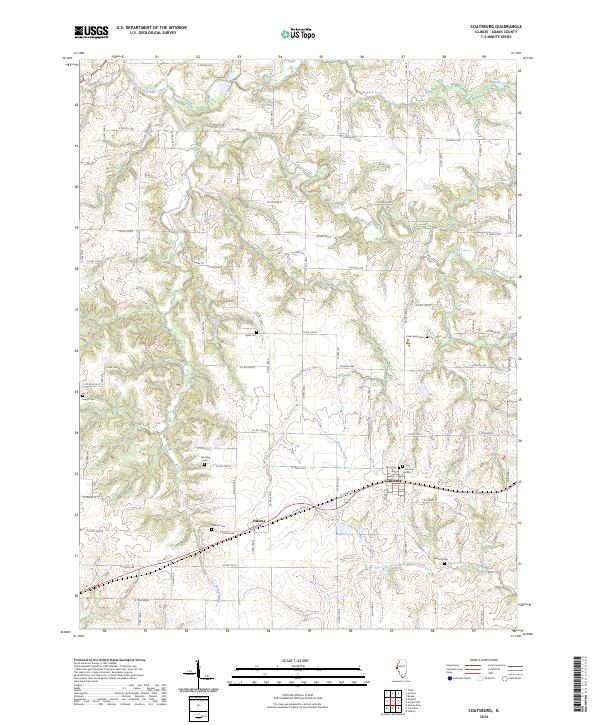 Coatsburg, IL — USGS 7.5-minute topo (2024)