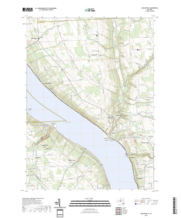 Ludlowville, NY — USGS 7.5-minute topo (2023)