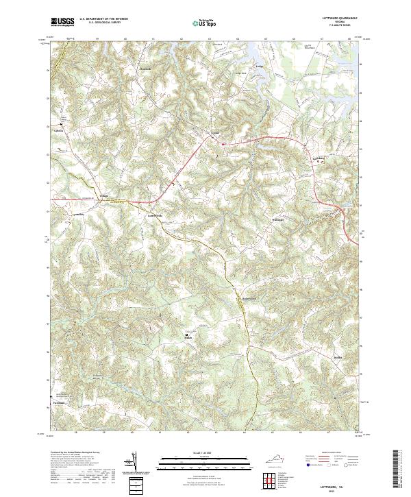 Lottsburg, VA — USGS 7.5-minute topo (2022)
