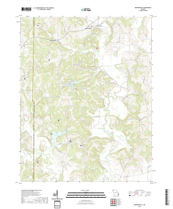 Burfordville, MO — USGS 7.5-minute topo (2021)
