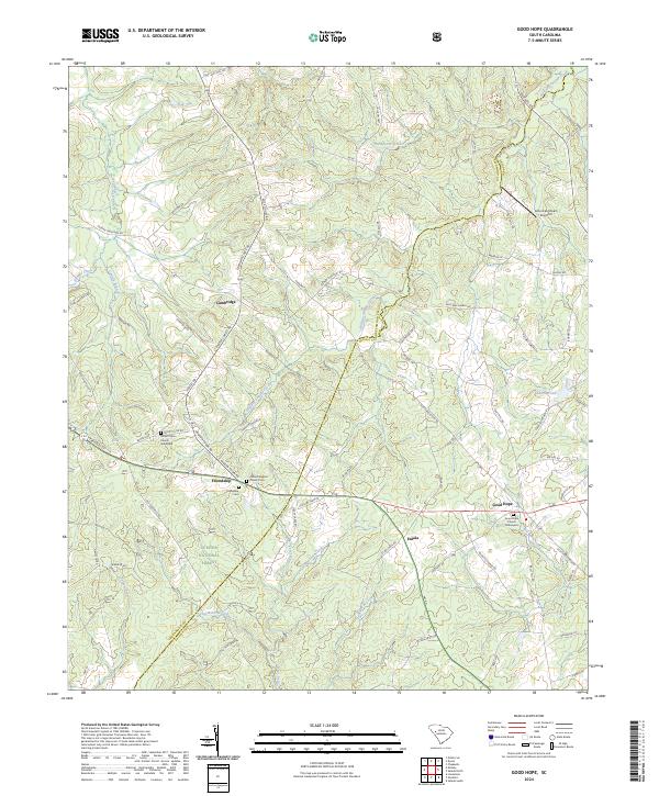 Good Hope, SC — USGS 7.5-minute topo (2024)
