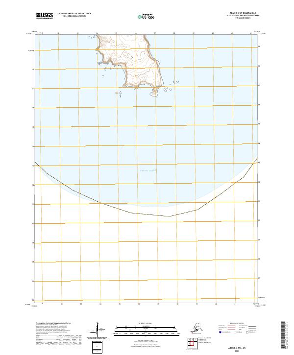 Adak B-6 SW, AK — USGS 7.5-minute topo (2021)