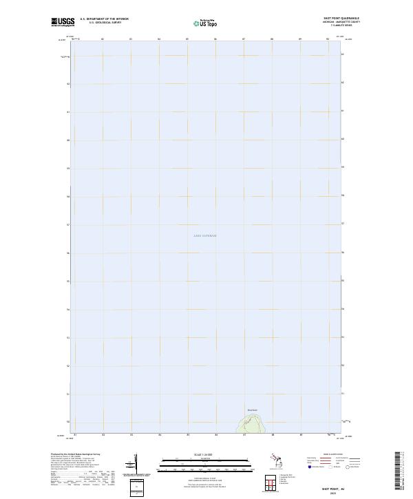 Shot Point, MI — USGS 7.5-minute topo (2023)