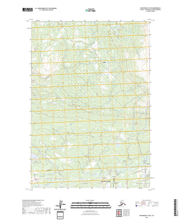 Anchorage C-8 NE, AK — USGS 7.5-minute topo (2023)
