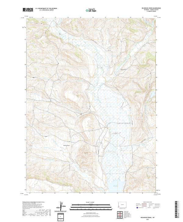Wilkinson Creek, WY — USGS 7.5-minute topo (2021)
