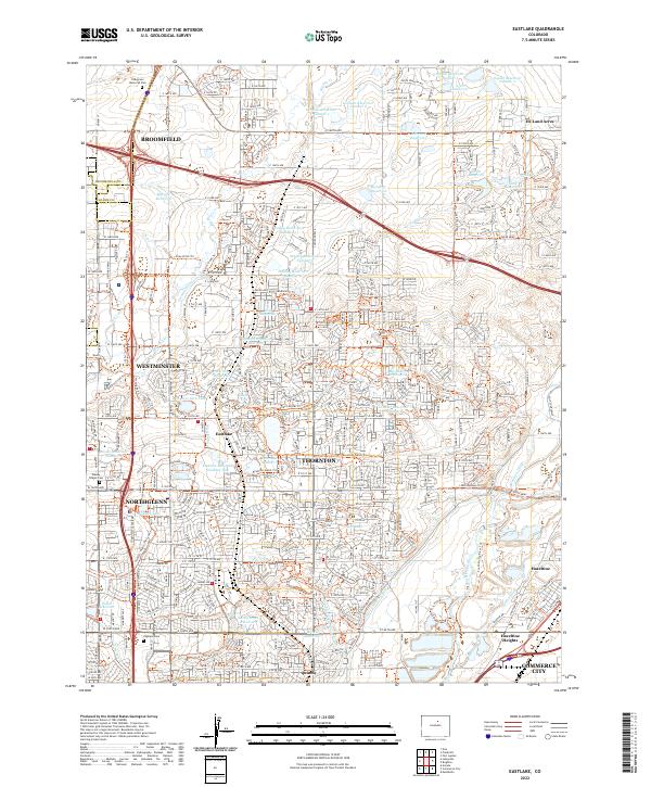 Eastlake, CO — USGS 7.5-minute topo (2022)