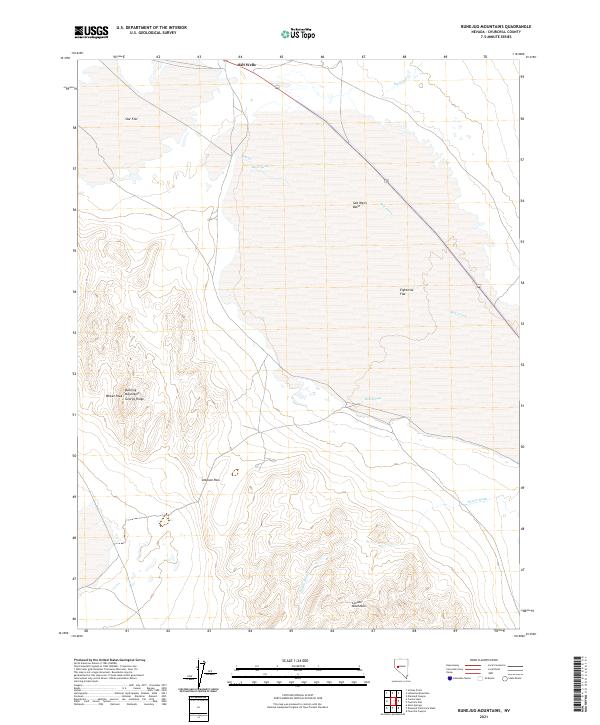 Bunejug Mountains, NV — USGS 7.5-minute topo (2021)