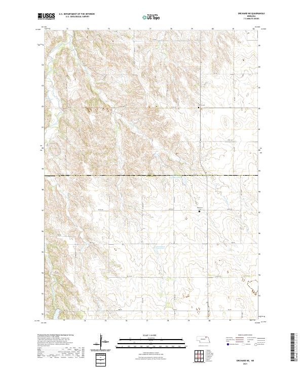 Orchard NE, NE — USGS 7.5-minute topo (2021)