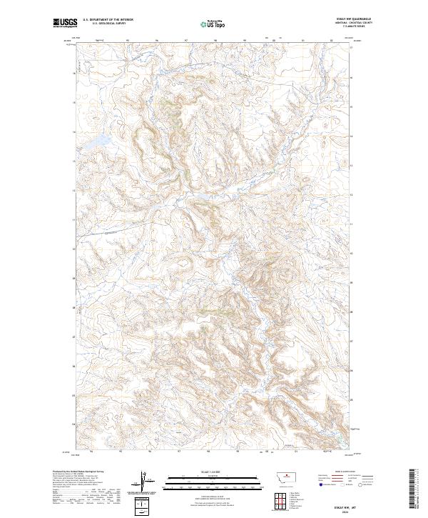 Eskay NW, MT — USGS 7.5-minute topo (2024)