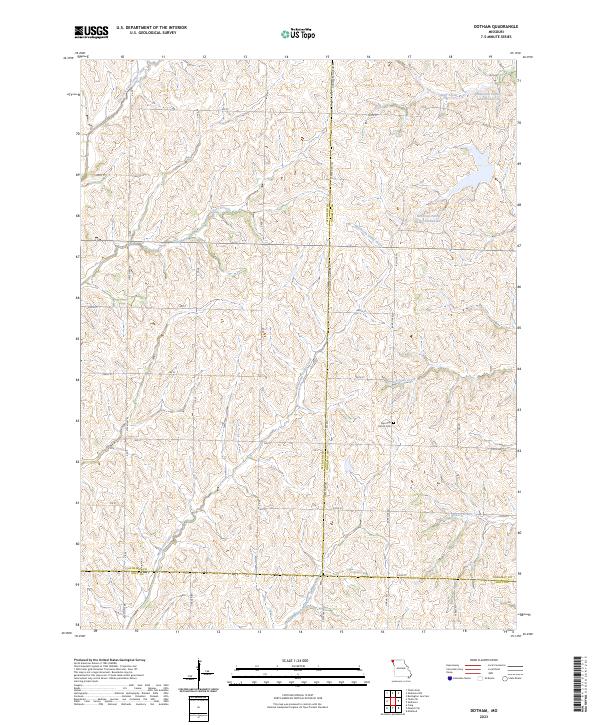 Dotham, MO — USGS 7.5-minute topo (2023)