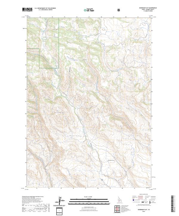 Goodman Flat, ID — USGS 7.5-minute topo (2023)