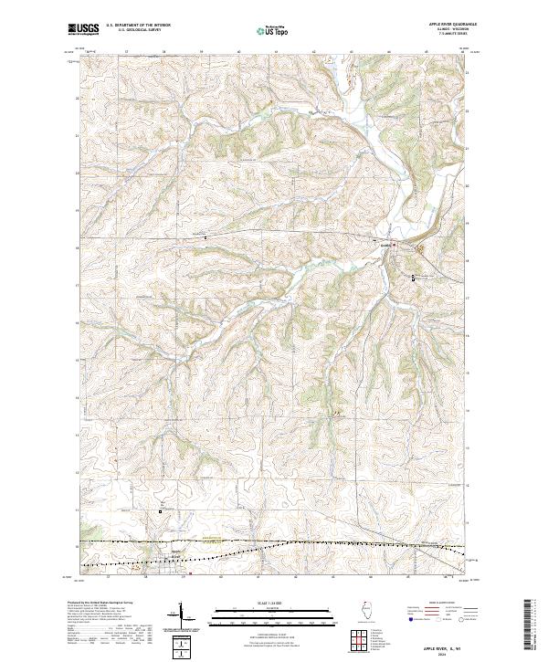Apple River, IL-WI — USGS 7.5-minute topo (2024)
