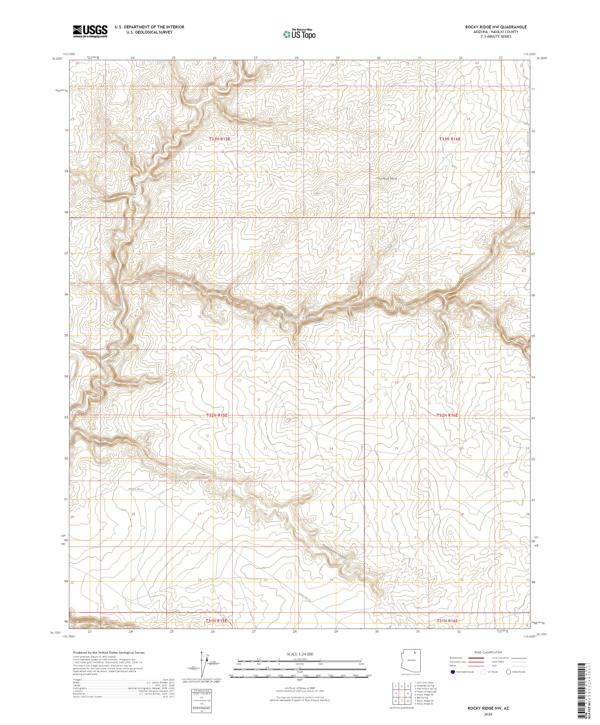Rocky Ridge NW, AZ — USGS 7.5-minute topo (2026)