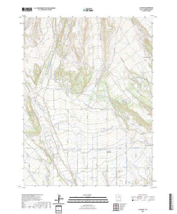 Altonah, UT — USGS 7.5-minute topo (2023)