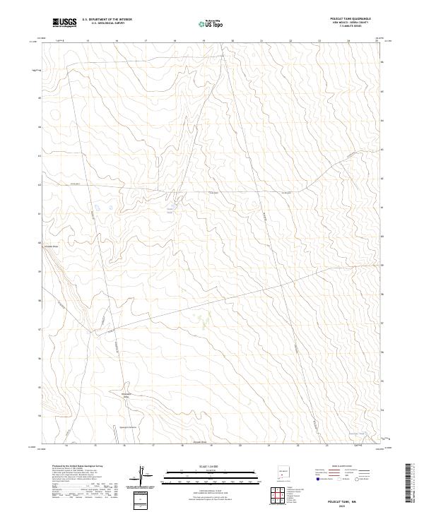 Polecat Tank, NM — USGS 7.5-minute topo (2023)