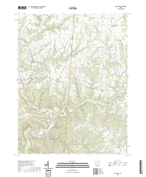 Decatur, OH — USGS 7.5-minute topo (2023)