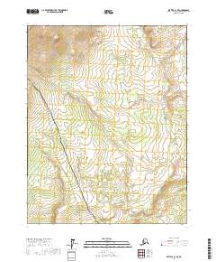 Bettles A-1 NE, AK — USGS 7.5-minute topo (2017)