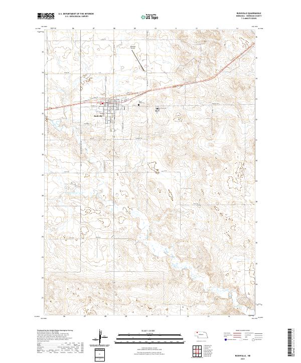 Rushville, NE — USGS 7.5-minute topo (2021)
