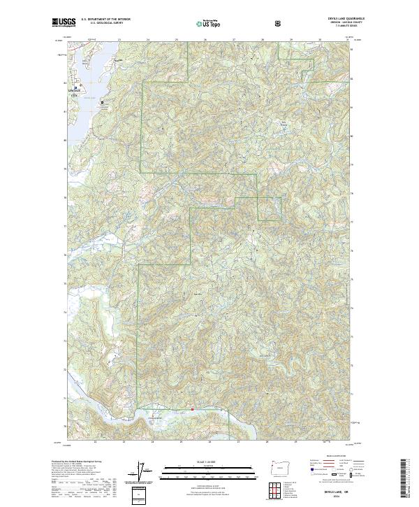 Devils Lake, OR — USGS 7.5-minute topo (2024)