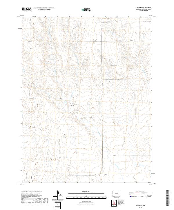 Big Spring, CO — USGS 7.5-minute topo (2022)