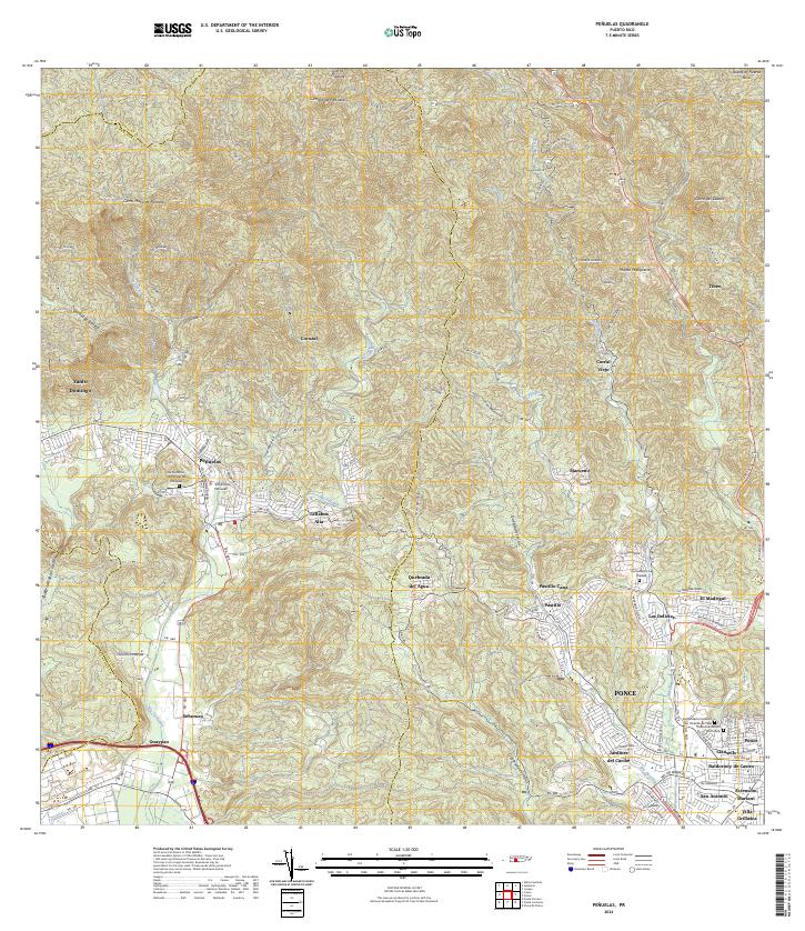 Penuelas, PR — USGS 7.5-minute topo (2024)