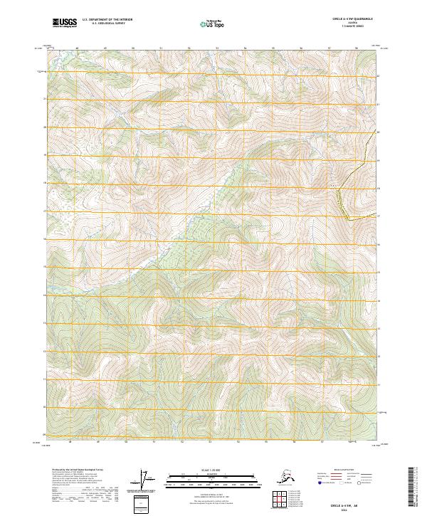 Circle A-4 SW, AK — USGS 7.5-minute topo (2024)