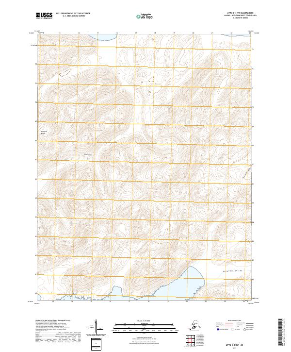Attu C-4 NW, AK — USGS 7.5-minute topo (2021)