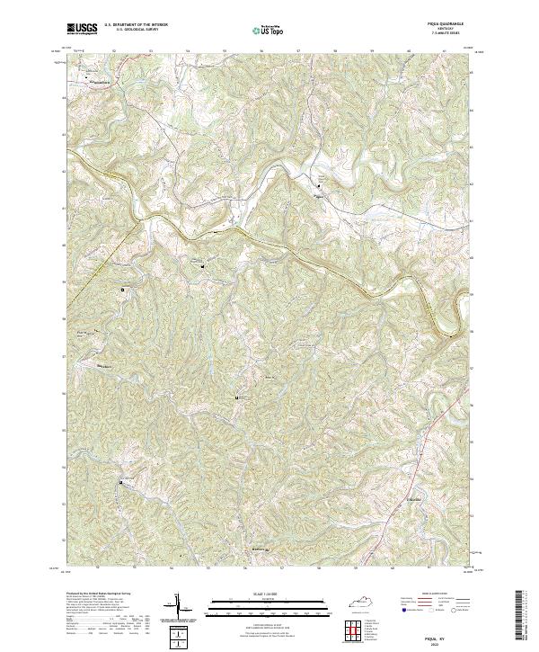Piqua, KY — USGS 7.5-minute topo (2022)