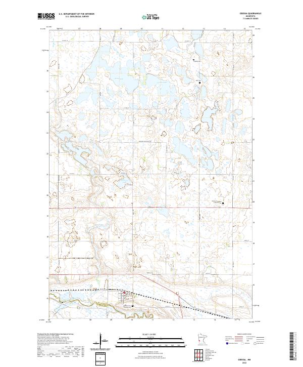 Odessa, MN — USGS 7.5-minute topo (2022)
