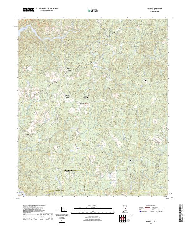 Richville, AL — USGS 7.5-minute topo (2024)