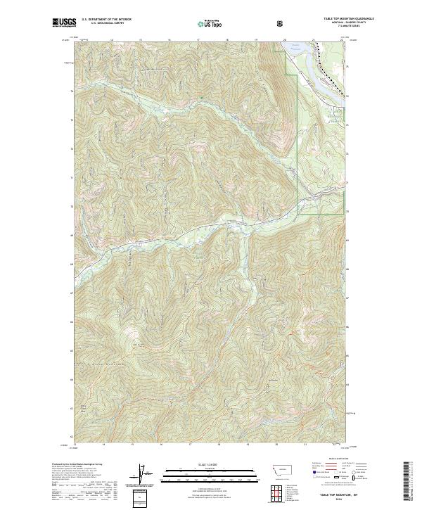 Table Top Mountain, MT — USGS 7.5-minute topo (2024)