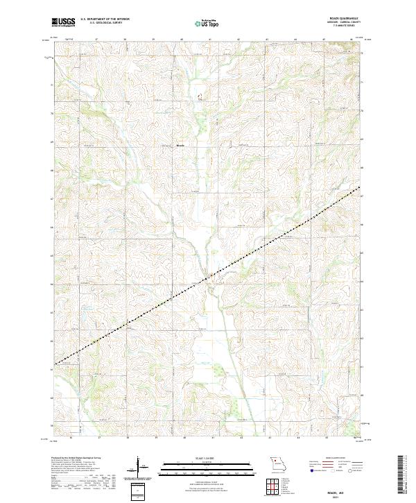 Roads, MO — USGS 7.5-minute topo (2021)