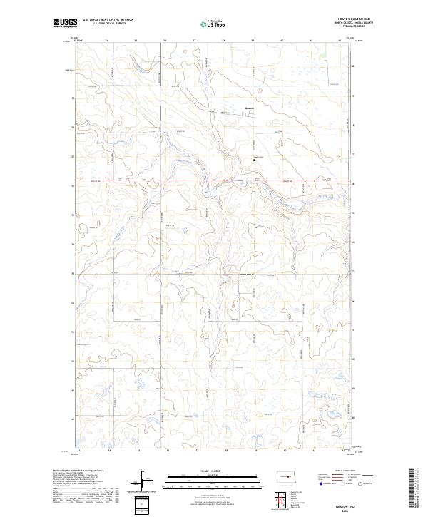Heaton, ND — USGS 7.5-minute topo (2024)