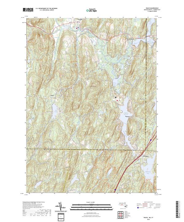 Wales, MA-CT — USGS 7.5-minute topo (2024)
