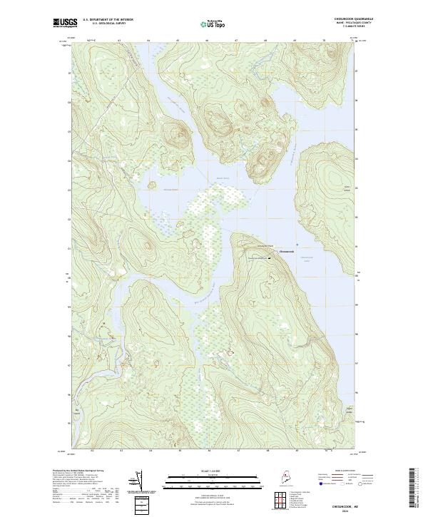 Chesuncook, ME — USGS 7.5-minute topo (2024)