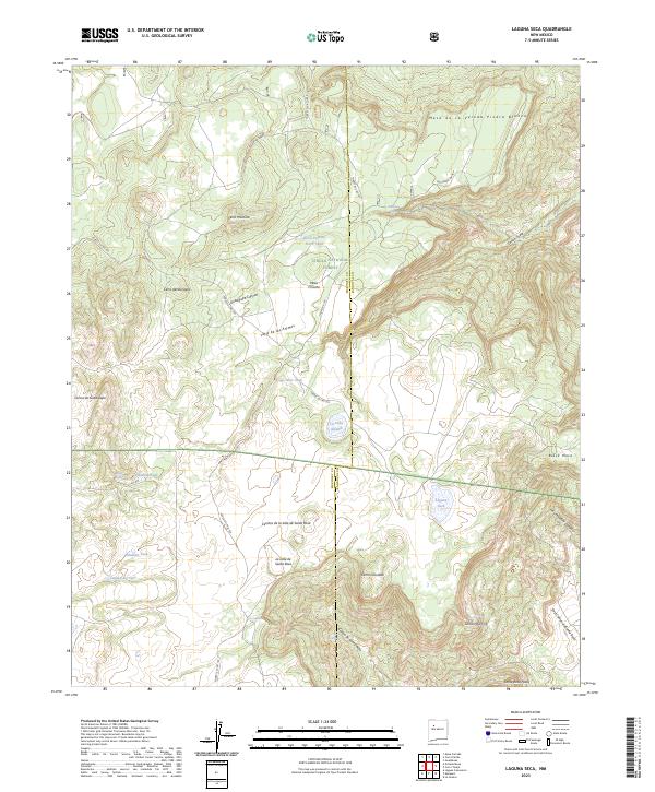 Laguna Seca, NM — USGS 7.5-minute topo (2023)