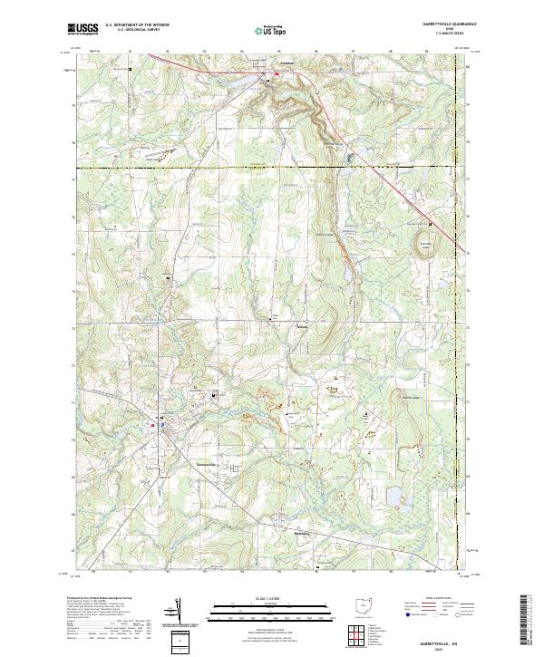 Garrettsville, OH — USGS 7.5-minute topo (2023)