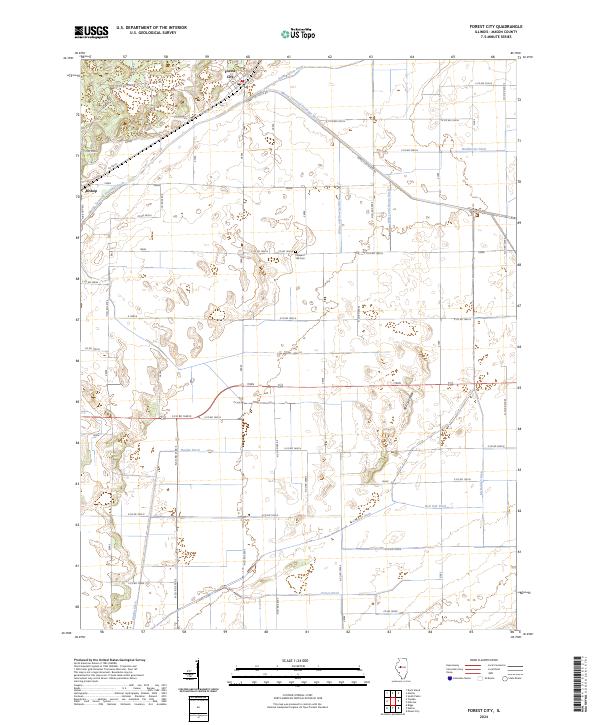 Forest City, IL — USGS 7.5-minute topo (2024)